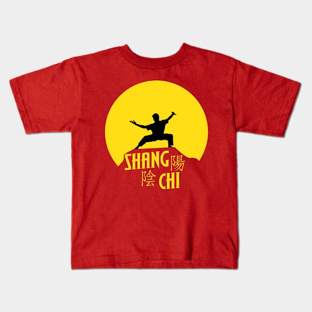 Shang Chi - The Master of Kung Fu Kids T-Shirt by woodsman